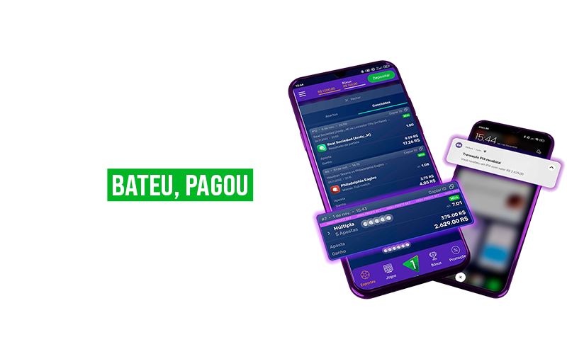 Ganhe e receba em minutos! 